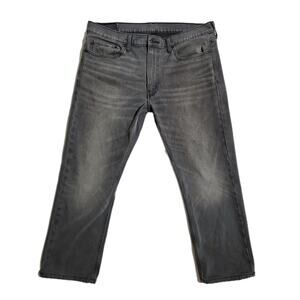 Levi’s 512 Men’s Gray Slim Taper Jeans 38x32 Stretch Denim Casual Streetwear